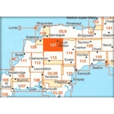 MAP,O/S South Molton & Chulmleigh (Was £12.99)